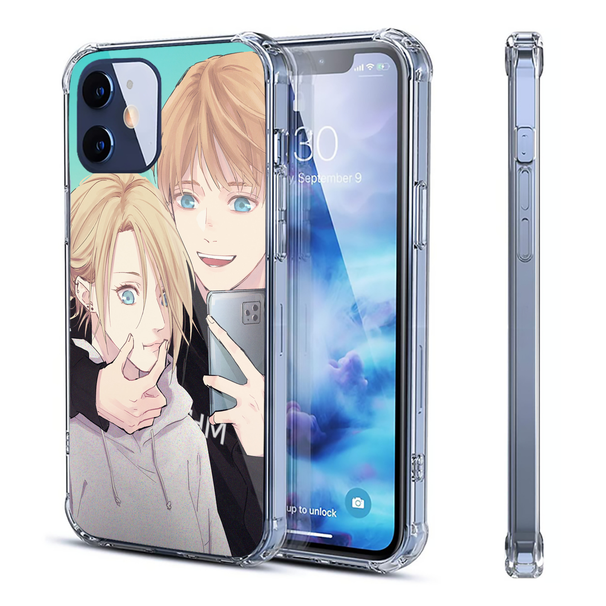 （画像用） 進撃の巨人 Attack on Titan 【iPhone 12シリーズ対応】透明スマホケース（クリアソフトケース）
